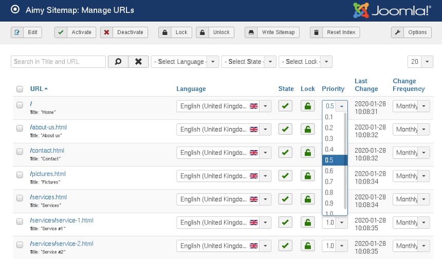 Quick edit of attributes