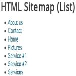HTML Sitemap (List) HTML Sitemap (List)